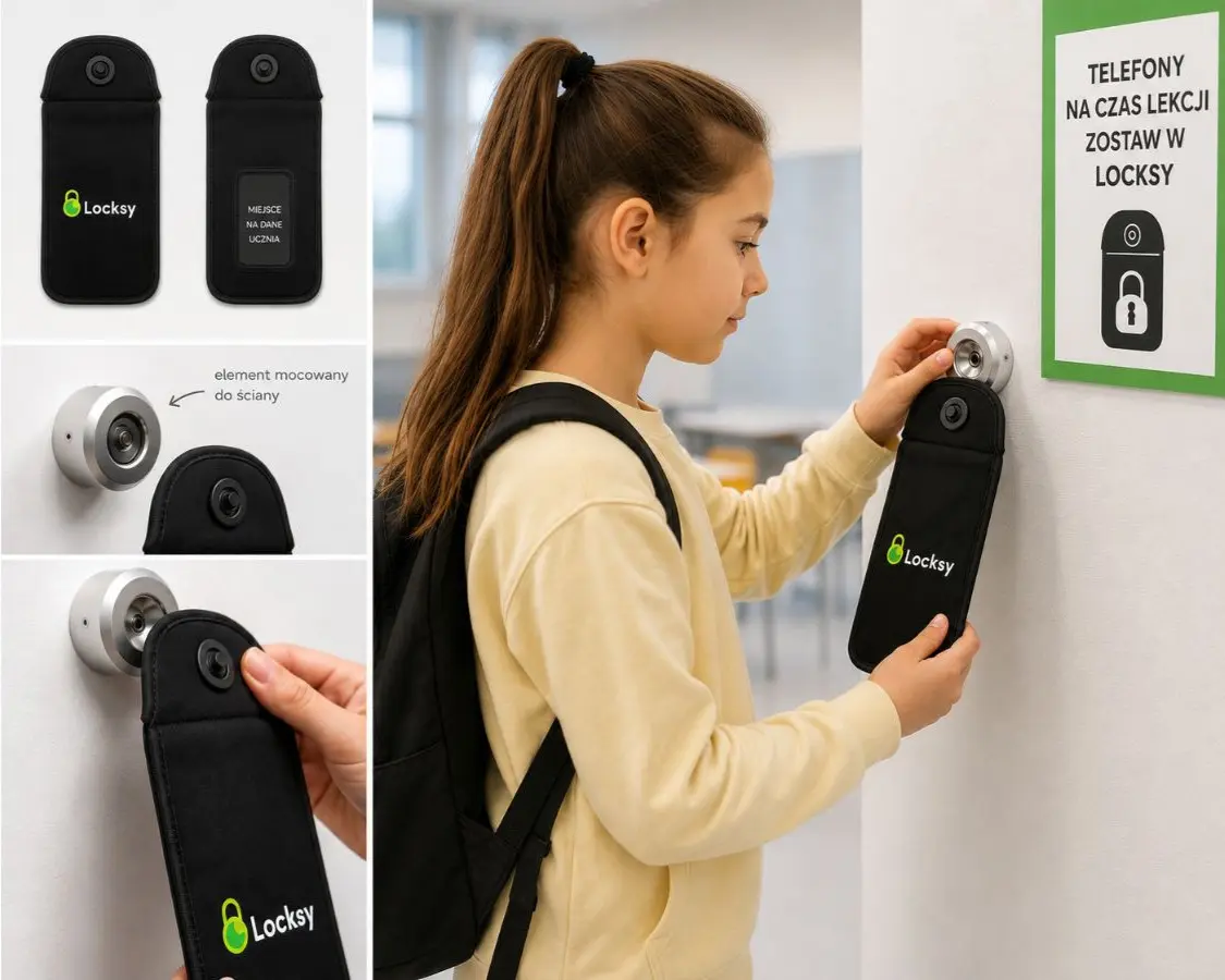 Etui blokujące na telefon